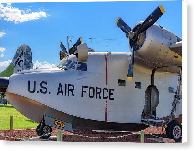 U.S. Air Force Aircraft Castle Air Force Base - Canvas Print