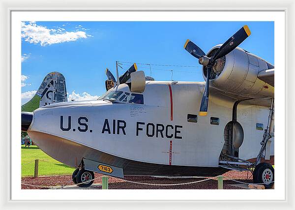 U.S. Air Force Aircraft Castle Air Force Base - Framed Print