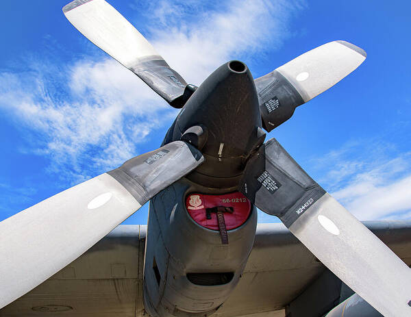 VintagePropeller Airplane Artistic Image - Art Print