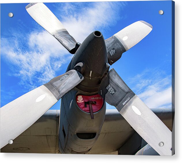 VintagePropeller Airplane Artistic Image - Acrylic Print