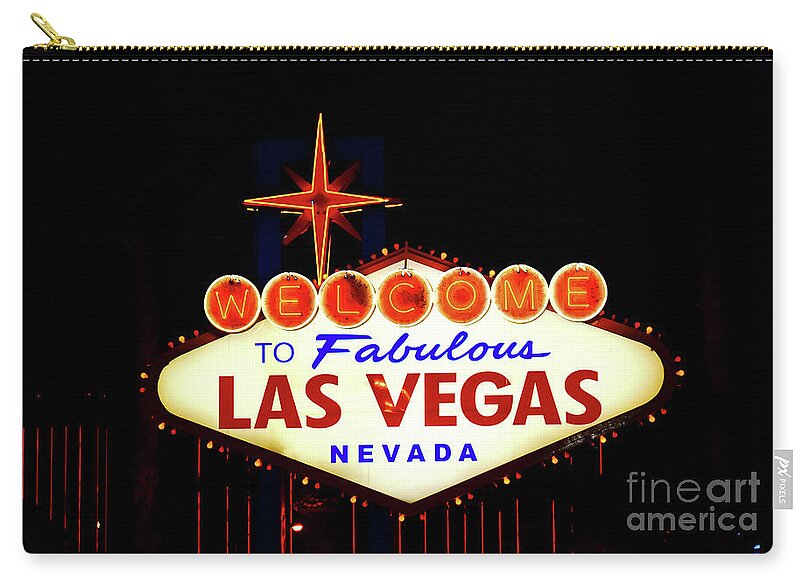 Welcome to Fabulous Las Vegas - Zip Pouch