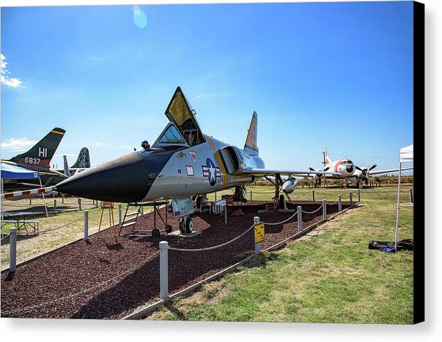 WWII Aircraft at Castle Air Force Base - Canvas Print