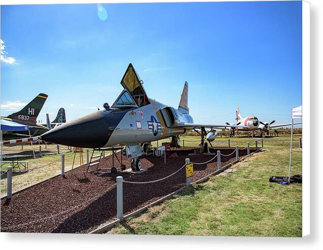 WWII Aircraft at Castle Air Force Base - Canvas Print