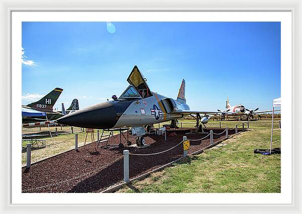 WWII Aircraft at Castle Air Force Base - Framed Print