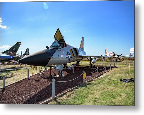 WWII Aircraft at Castle Air Force Base - Metal Print