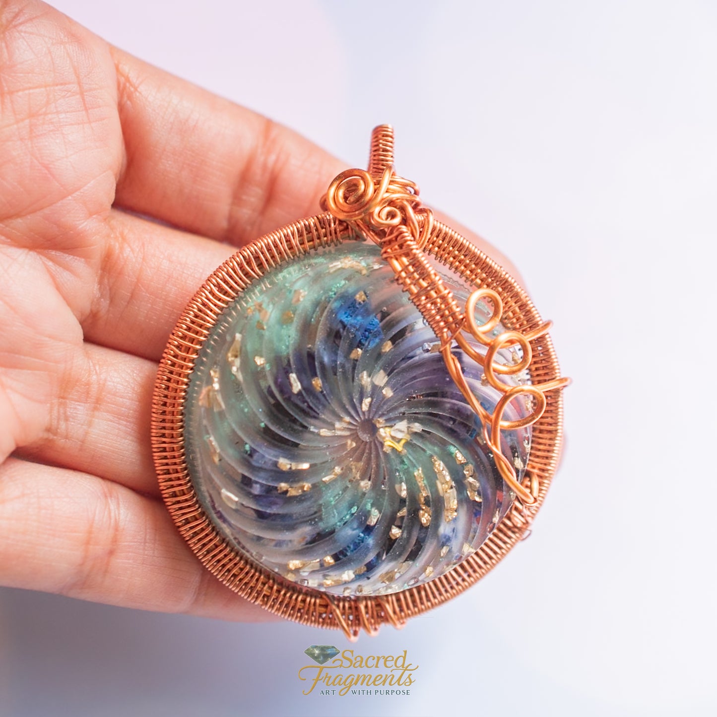 Vortex Orgonite Pendant