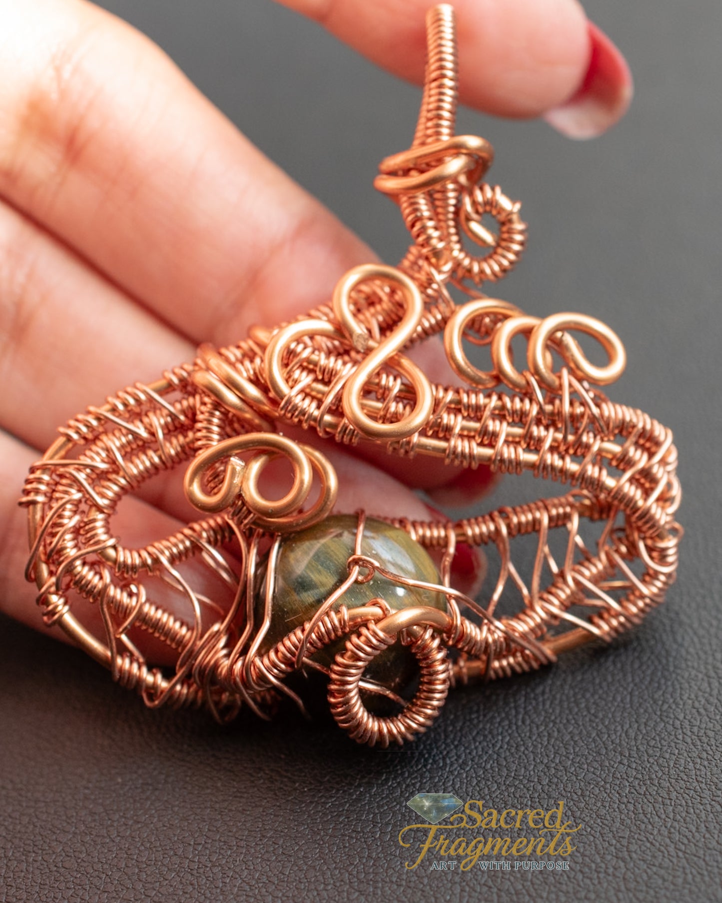 Tiger's Eye Power & Protection Pendant