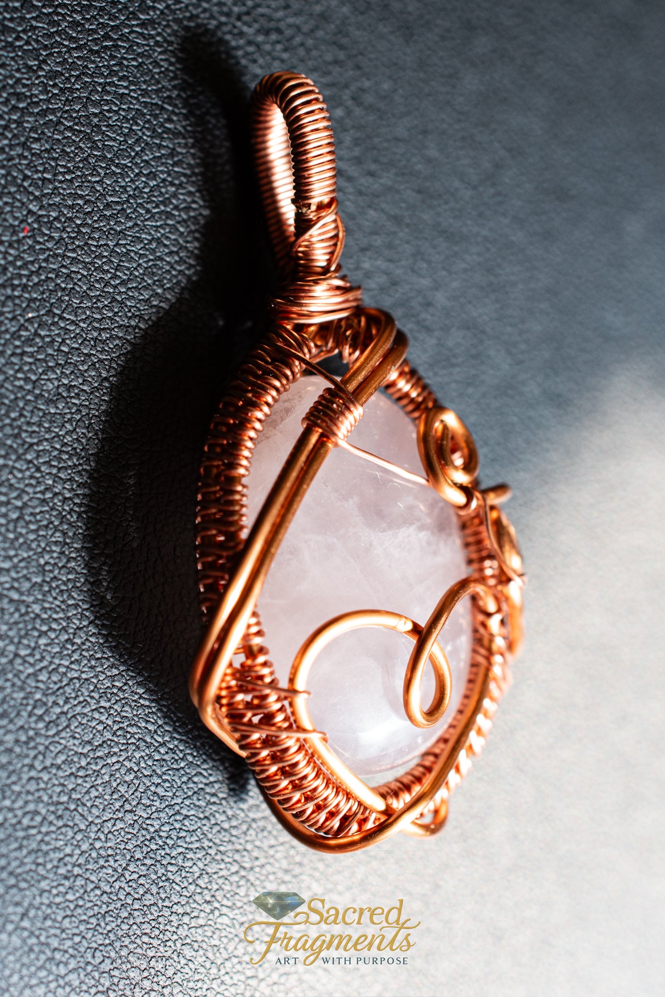 Unconditional Love Crystal Amulet Rose Quartz
