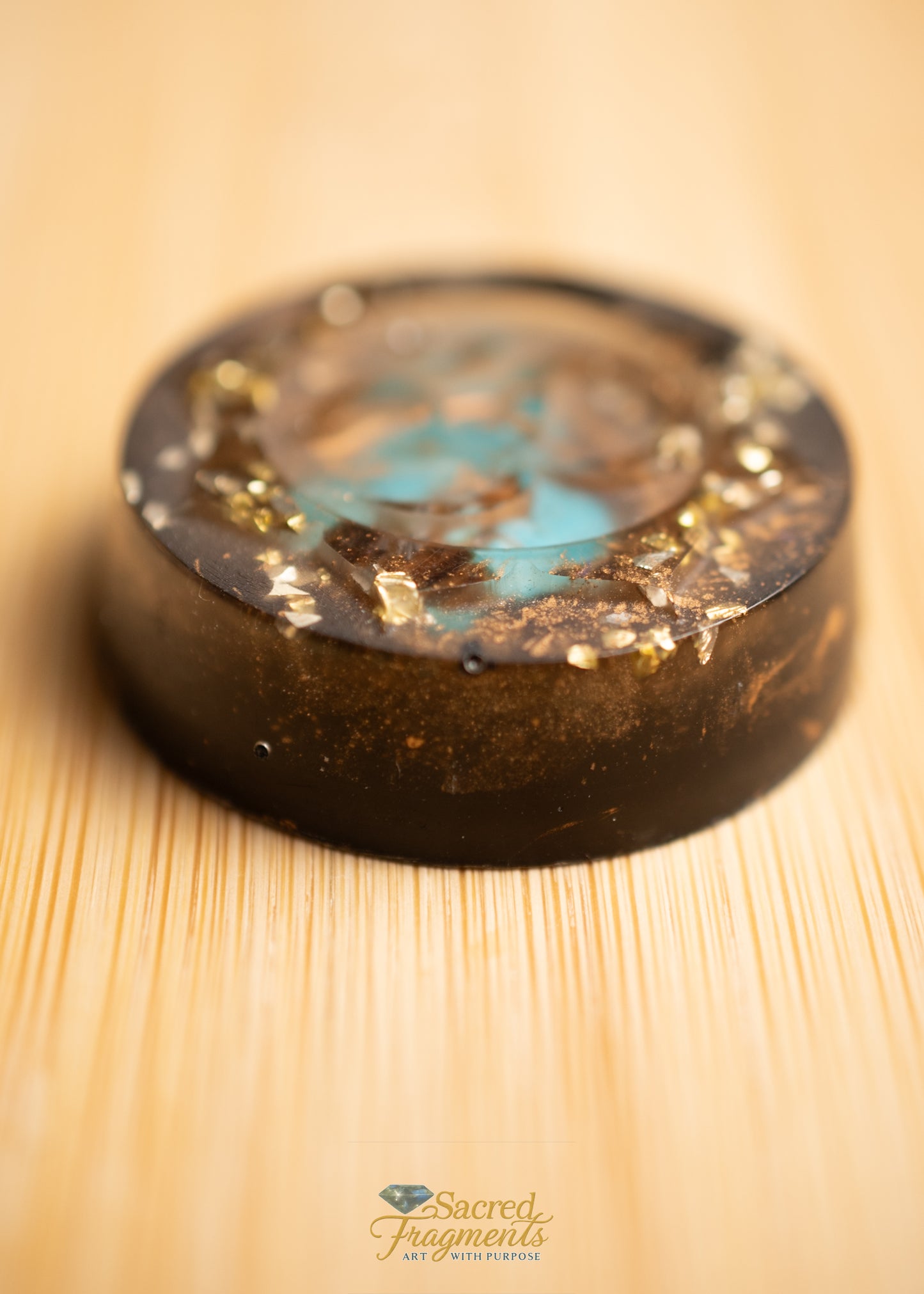 Om Aum Ohm  Orgonite Energy Pocket Piece