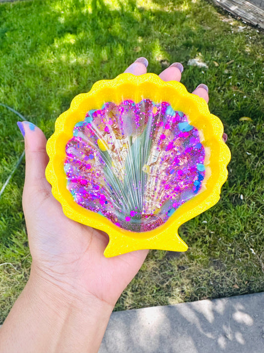 Shell Tray Spring Tulip Orgonite