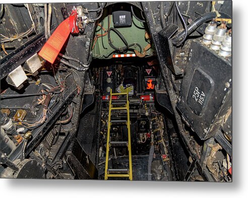 Aviation Cockpit Control Center 2 - Metal Print