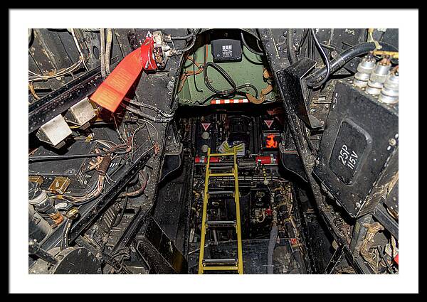 Aviation Cockpit Control Center 2 - Framed Print