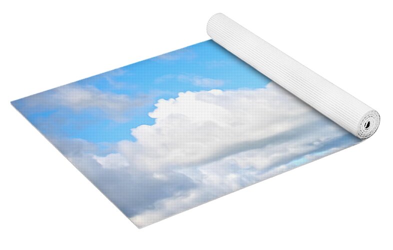 Clouds Over the Hills and Turbines 1 - Yoga Mat