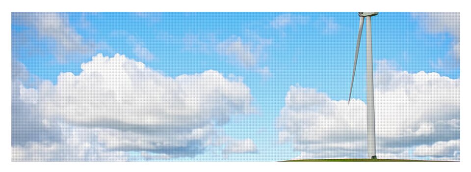 Clouds Over the Hills and Turbines 1 - Yoga Mat