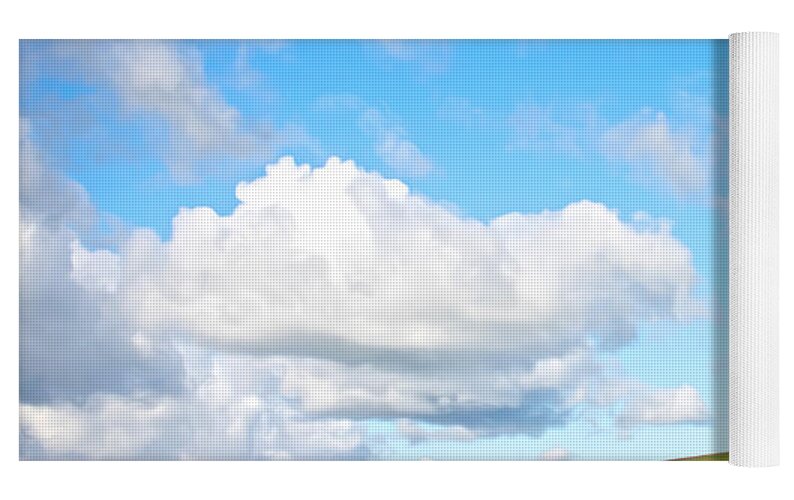 Clouds Over the Hills and Turbines 1 - Yoga Mat