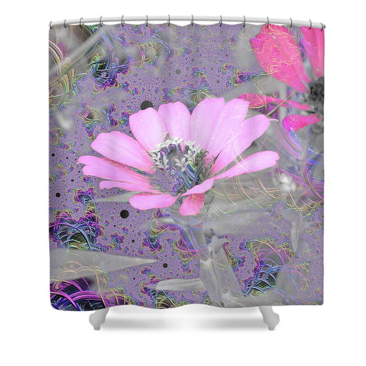 Dark Purples and Magentas 2 - Shower Curtain
