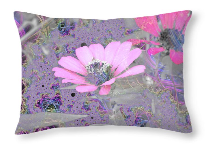 Dark Purples and Magentas 2 - Throw Pillow