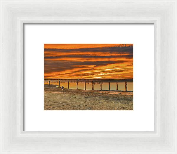 Magical sky at Lake Yosemite 1 - Framed Print
