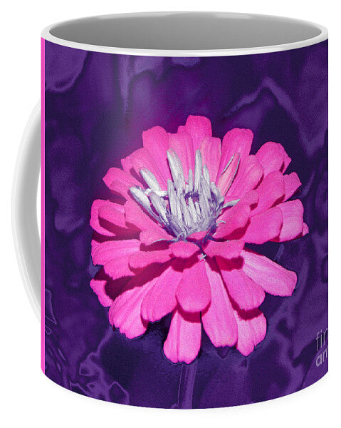 Purple and Hot Pink Colorful Art Landscape 1 - Mug