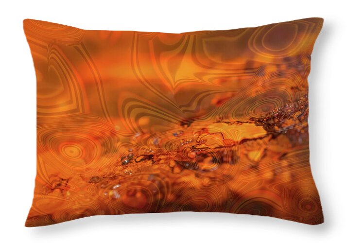 Rustic Nature Abstract 1 - Throw Pillow