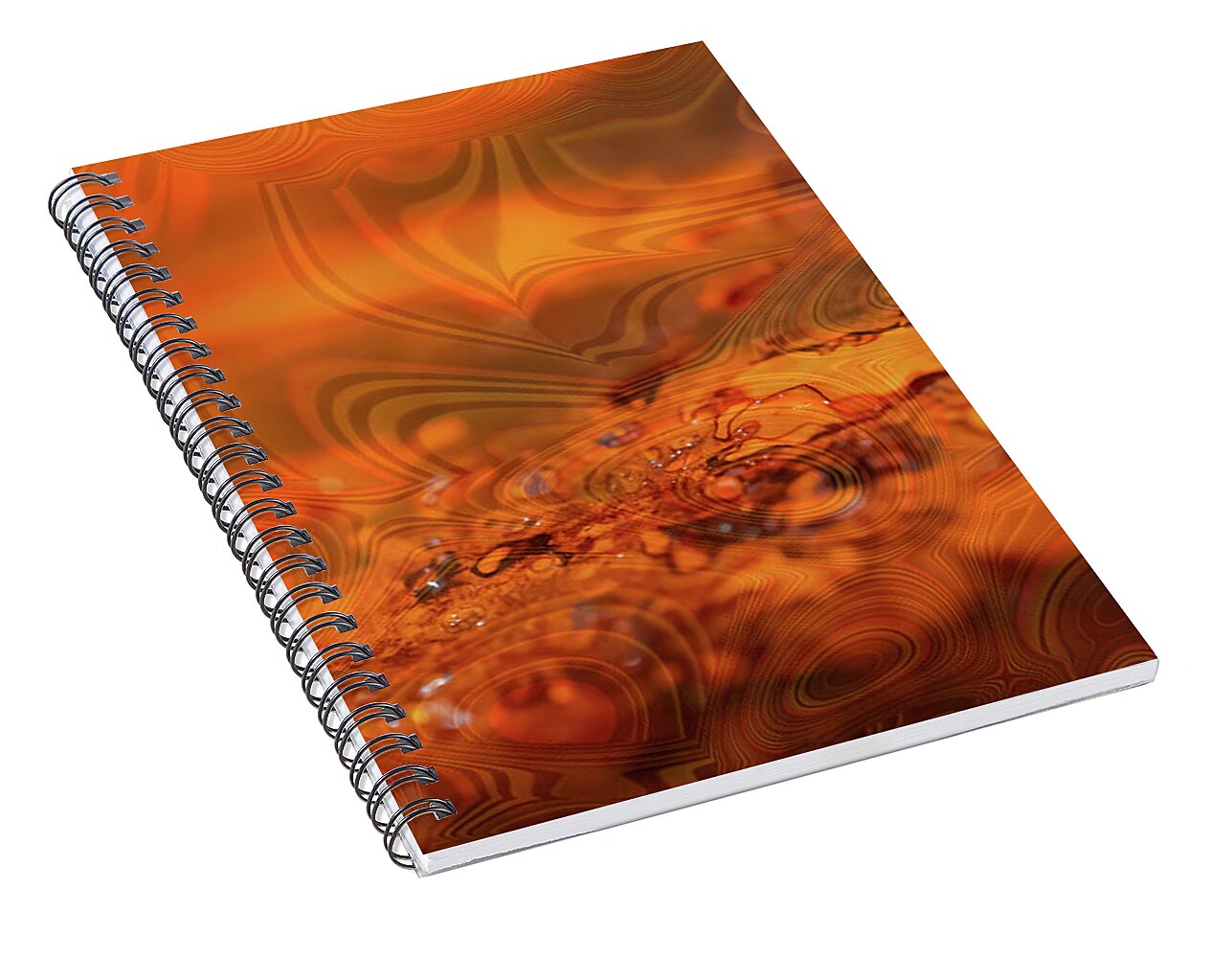 Rustic Nature Abstract 1 - Spiral Notebook