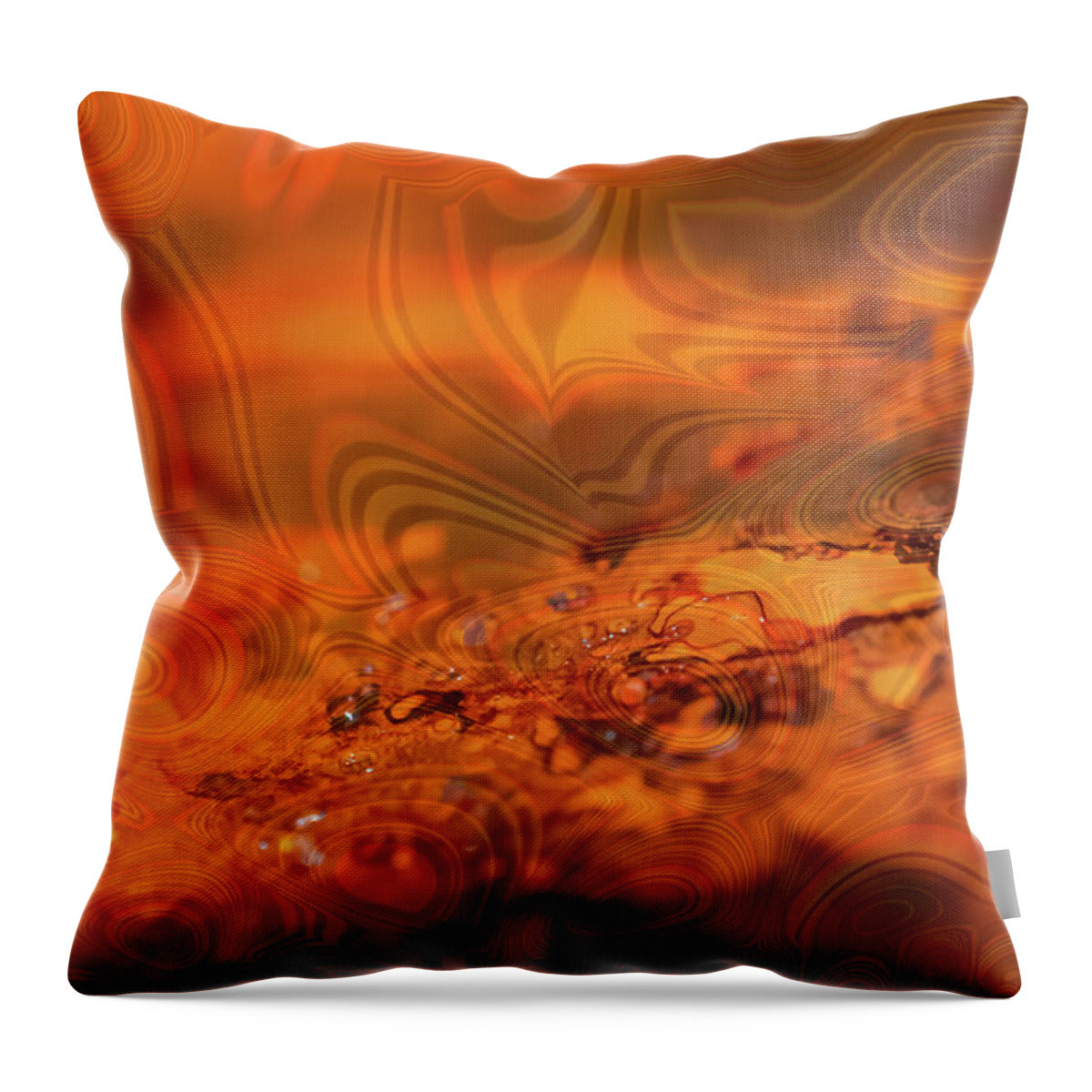 Rustic Nature Abstract 1 - Throw Pillow