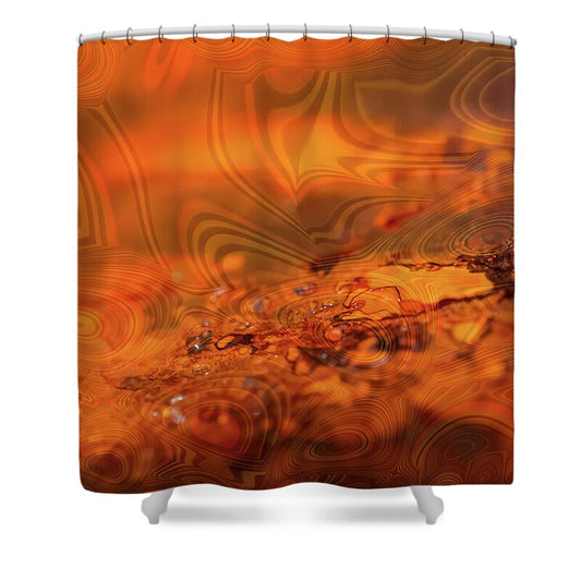 Rustic Nature Abstract 1 - Shower Curtain