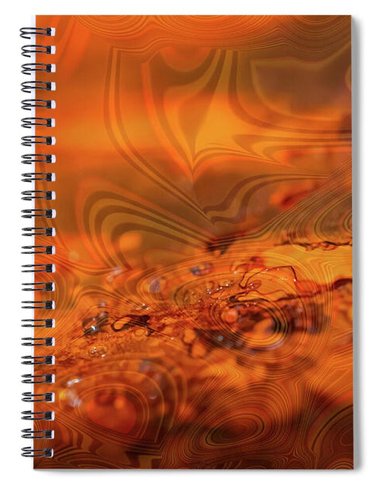 Rustic Nature Abstract 1 - Spiral Notebook