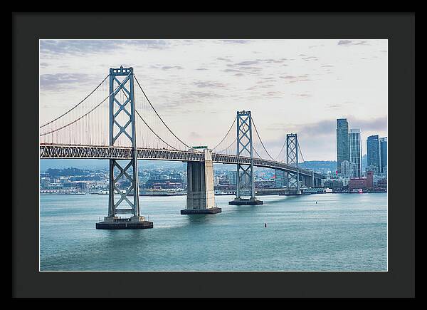 San Francisco Oakland Bay Bridge 1 - Framed Print