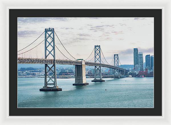 San Francisco Oakland Bay Bridge 1 - Framed Print