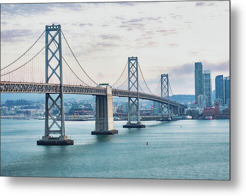 San Francisco Oakland Bay Bridge 1 - Metal Print