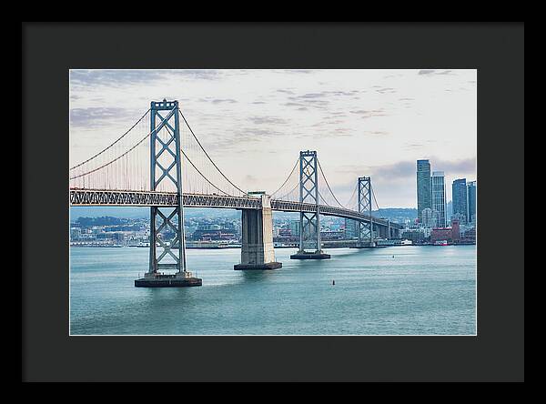 San Francisco Oakland Bay Bridge 1 - Framed Print