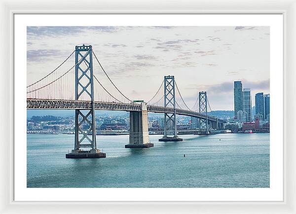San Francisco Oakland Bay Bridge 1 - Framed Print