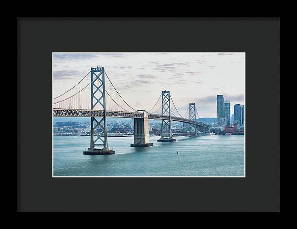 San Francisco Oakland Bay Bridge 1 - Framed Print