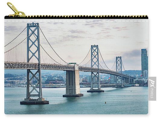 San Francisco Oakland Bay Bridge 3 - Zip Pouch