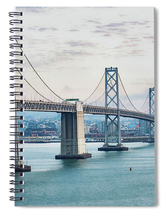 San Francisco Oakland Bay Bridge 1 - Spiral Notebook