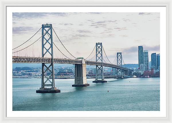 San Francisco Oakland Bay Bridge 1 - Framed Print