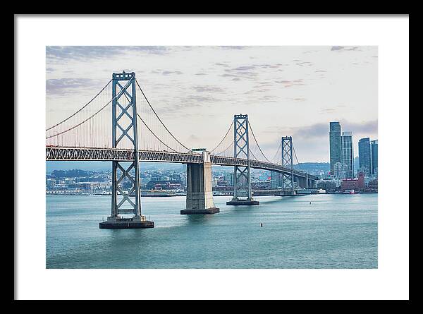 San Francisco Oakland Bay Bridge 1 - Framed Print
