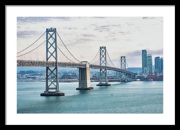 San Francisco Oakland Bay Bridge 1 - Framed Print