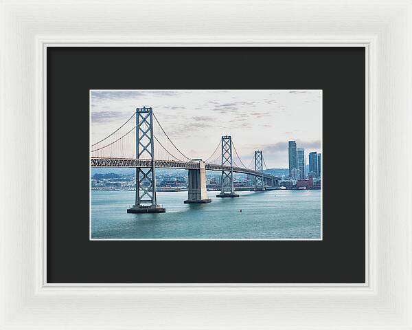 San Francisco Oakland Bay Bridge 1 - Framed Print