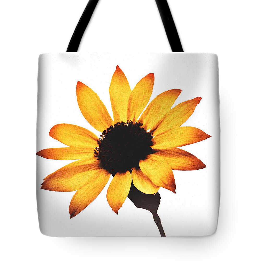 Sunny Sunflower Painting Art 1 - Tote Bag