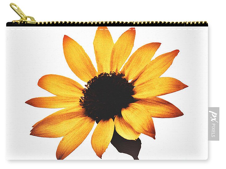 Sunny Sunflower Painting Art 1 - Zip Pouch