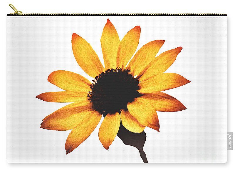 Sunny Sunflower Painting Art 1 - Zip Pouch