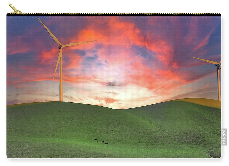 Sunset sky Turnibe Landscape 1 - Zip Pouch