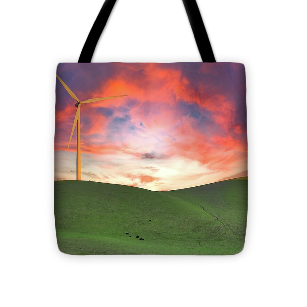 Sunset sky Turnibe Landscape 1 - Tote Bag