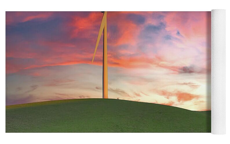 Sunset sky Turnibe Landscape 1 - Yoga Mat