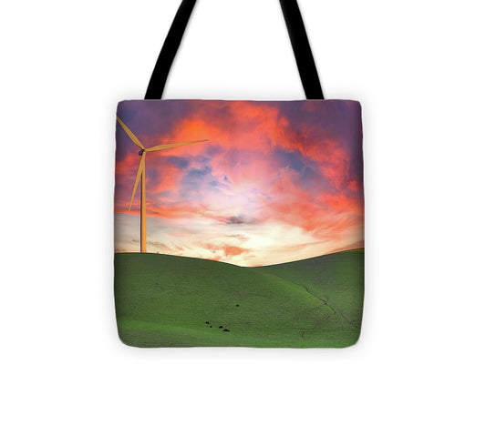 Sunset sky Turnibe Landscape 1 - Tote Bag