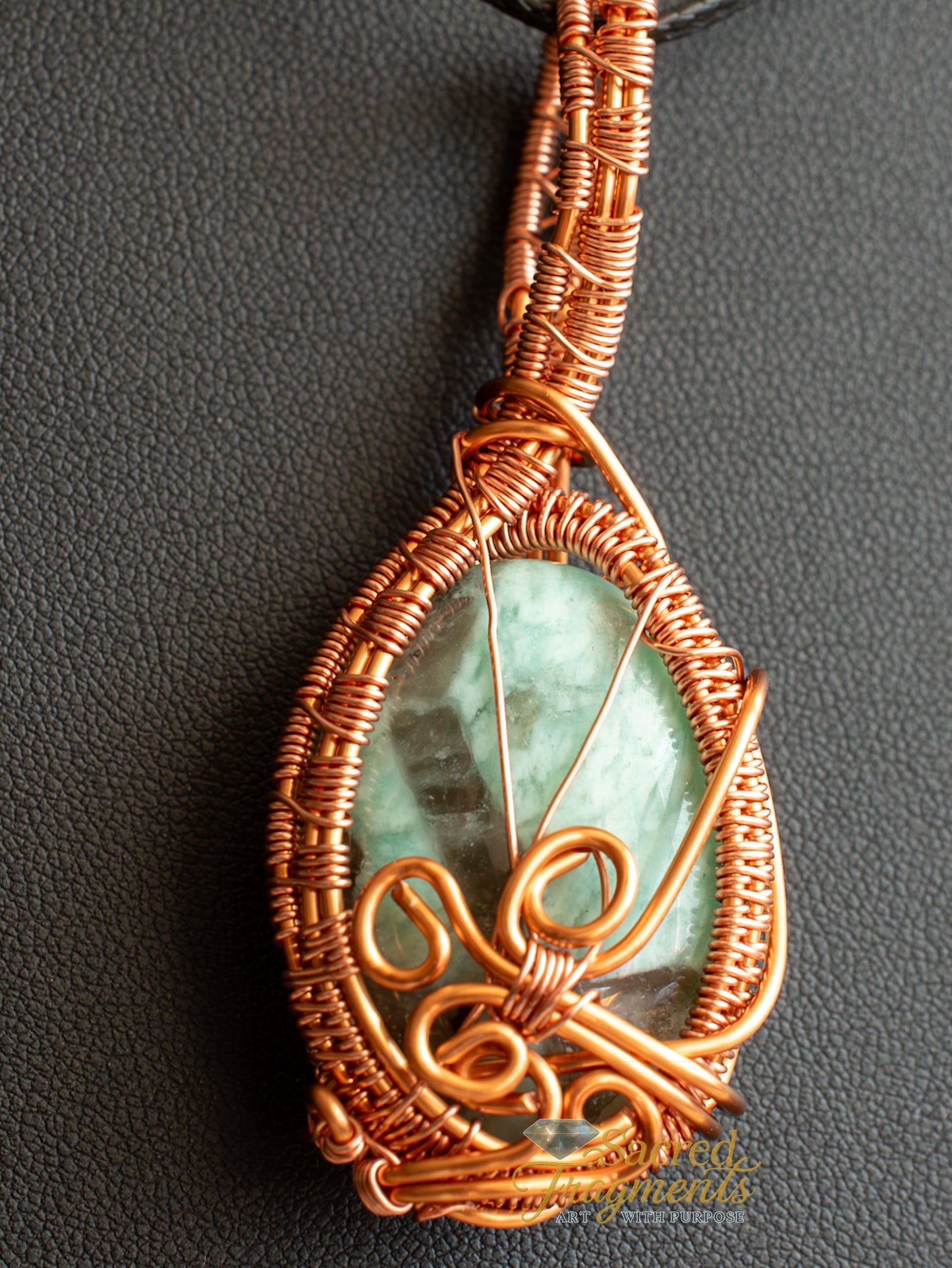 Wear it Two Ways - Amazonite Peaceful Communications Pendant