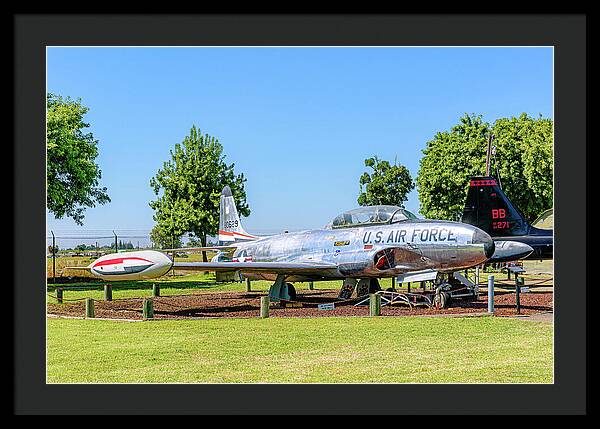 Castle Air Force Base Plane Displayed 11 - Framed Print