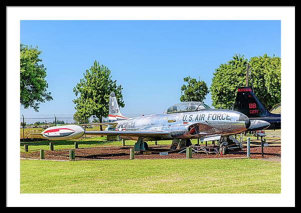 Castle Air Force Base Plane Displayed 11 - Framed Print